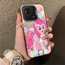 Ucuc Xiaomi Redmi 9C/10A Uyumlu Sert Akrilik Arka Silikon Kenar Lens Koruma Şık Baskı Kılıf