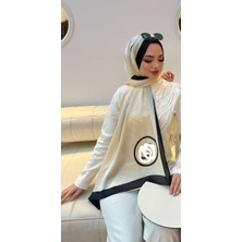 Buscarfs Krem Ipek Şal