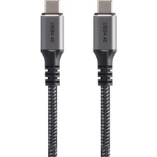 Vcom Cu520M-2.0 Type-C To Type-C 2M 20Gbps Usb4 5A Şarj Kablosu