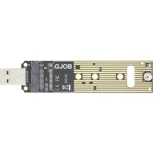Gjob M2 USB Çevirici Nvme USB Çevirici M-Key Kutu Dönüştürücü Adaptör Çevirici