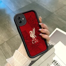 Ucuc Samsung Galaxy A04 Uyumlu Siyah Silikon Şık Baskı Kılıf Darbeye Dayanıklı Kamera Korumalı