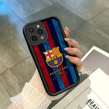 Ucuc iPhone 12 Pro Uyumlu Siyah Silikon Şık Baskı Kılıf Darbeye Dayanıklı Kamera Korumalı