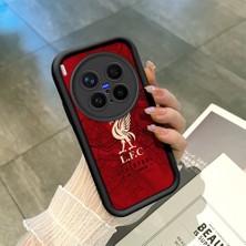 Ucuc Vivo X300 Pro Uyumlu Siyah Silikon Şık Baskı Kılıf Darbeye Dayanıklı Kamera Korumalı