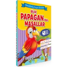 Damla Yayınevi Masallarla Hayat Dersleri - Bilge Papağandan Masallar (Ciltili)