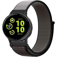 Tagomoon Garmin Vivoactive 5 ile Uyumlu Kordon Cırt Cırtlı Spor Kumaş Kayış