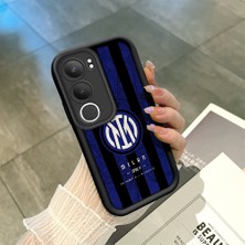 Ucuc Vivo Y19S 4G/Y19S Pro Uyumlu Siyah Silikon Şık Baskı Kılıf Darbeye Dayanıklı Kamera Korumalı