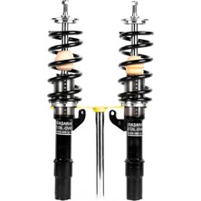 Bmw E46 1998-2005 Uyumlu Coilover Ayarlı Amortisör 10 cm