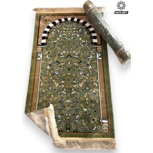 Safa Gift Ravza Desenli Lüks Seccade Medine Esintili Yumuşak Halı Kaymaz Taban