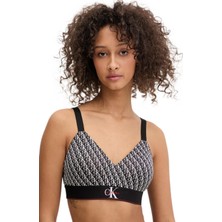 Calvin Klein Kadın Siyah Hafif Destekli Bralet Sütyen LV00QF8877