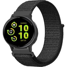 Tagomoon Garmin Vivoactive 5 ile Uyumlu Kordon Cırt Cırtlı Spor Kumaş Kayış