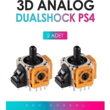 2 Adet Ps4 3D Analog Joystick Motor Playstation 4 Dualshock Kol Tamir Yedek Parça