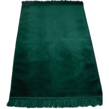 Hayrat Neşriyat Kadife Velur Seccade Düz Renk (70X110 Cm. Yeşil)