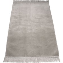 Hayrat Neşriyat Kadife Velur Seccade Düz Renk (70X110 Cm. Gri)