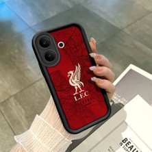 Ucuc Vivo V60 Lite 4g/5g Uyumlu Siyah Silikon Şık Baskı Kılıf Darbeye Dayanıklı Kamera Korumalı