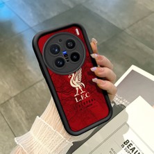 Ucuc Vivo X200 Pro Uyumlu Siyah Silikon Şık Baskı Kılıf Darbeye Dayanıklı Kamera Korumalı