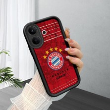 Ucuc Vivo V60 Lite 4g/5g Uyumlu Siyah Silikon Şık Baskı Kılıf Darbeye Dayanıklı Kamera Korumalı