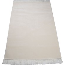 Hayrat Neşriyat Kadife Velur Seccade Düz Renk (70X110 Cm. Krem)