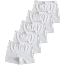 Panfilia %95 Pamuklu Erkek Çocuk Likralı Penye Boxer 5'li Set / Külot / Iç Çamaşır
