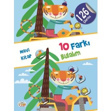 0-6 Yaş Yayınları 10 Farkı Bulalım -Mavi Kitap