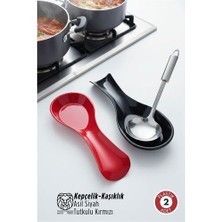 Pileli Store Ivanna Serisi 2’li Modern Mutfak Tezgah Üstü Kepçe Altlığı ve Kaşıklık Seti 722864