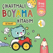 0-6 Yaş Yayınları Çıkartmalı Boyama Kitabım-Seyahat