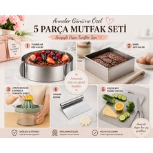 Lilasso Anneler Günü Özel 5 Parça Mutfak Seti