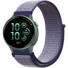 Tagomoon Garmin Vivoactive 6 ile Uyumlu Kordon Cırt Cırtlı Spor Kumaş Kayış