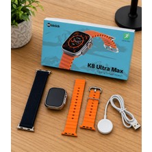 GUNKES K8 Ultra Max Akıllı Saat – Ios & Android Uyumlu, Fitness ve Günlük Kullanım