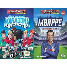 Eğlenceli Bilgi Yayınları Diego Armando Maradona O Bir Efsane ve Mbappe - O Bir Dünya Yıldızı (Çağrı Çobanoğlu)