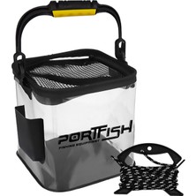 Port Fish Portfish SFK24 24X24 cm Şeffaf Kova