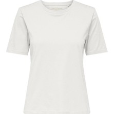 Only Onlhappy S/s O-Neck Tee Jrs Kadın Tişört Beyaz (15371896)