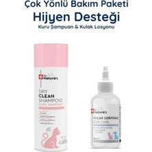 Dr. Nature's Köpek Kuru Şampuan + Kulak Temizleme Seti – Hijyen ve Temizlik Destek Paketi