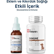 Dr. Nature's Köpek Glukozamin Damla + Immune Multivitamin Seti – Eklem ve Bağışıklık Destek Paketi