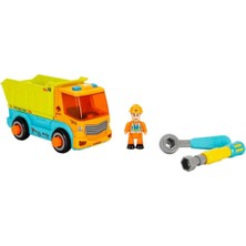 Minibo Sesli ve Işıklı Figürlü Sök Tak Mini Kamyon Seti