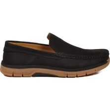 Ayk's Siyah Nubuk Hakiki Deri Comfortsole Taban Erkek Günlük Ayakkabı 6Y3319-179 M