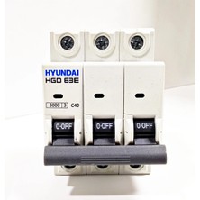 Hyundai 3p 40 Amper C Eğrisi 6 Ka Otomatik Sigorta