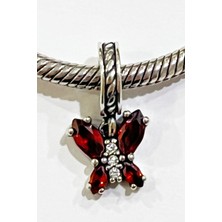 Fubena Yerli Üretim Renkli Kelebek Sallantılı Charm