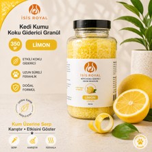 İsis Royal Kedi Kumu Koku Giderici Granül 350 gr - Limon