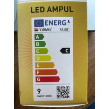 Formel 9W Beyaz LED Ampul