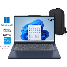 Lenovo Ideapad Slim 3 14IRH10 Intel I5 13420H Ddr5 24GB 1tb IPS 300NITS 14'' Windows 11 Pro Aydınlatmalı Klavye Istanbularena Çanta 83K00027TRS