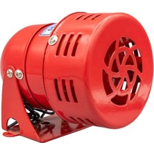 Bentong Mini Motor Siren Metal Kırmızı 220VAC Ms 190.220VAC