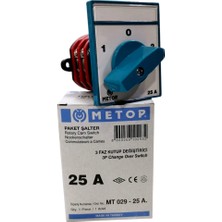 Metop 25 Amper 3 Faz Kutup Değiştirici