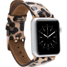 Kaia Life Apple Watch Uyumlu Deri Kordon 42-44-45MM Leopar Ne