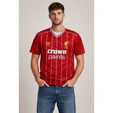 Ceka Kırmızı Retro Futbol Forma 9 Numara Baskılı Nostaljik Taraftar Tişörtü Unisex