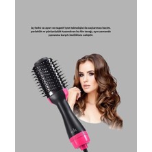 Shekip Jewellery Yeni Nesil Fön Tarağı – 220°C Isı, Negatif Iyon, 360° Dönebilen Kablo