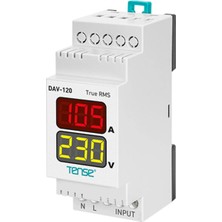 Tense DAV-120 Dijital Voltmetre&ampermetre Dın Kutu (100A Direkt)