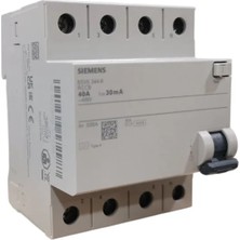 Siemens 4p 40 30MA Kaçak Akım Koruma Rölesi