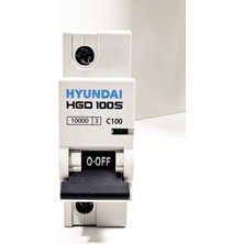 Hyundai 1p 100 Amper C Eğrisi 10 Ka Otomatik Sigorta
