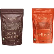Tarihi Tadıköy Kahvesi Sıcak Lezzet Seti (Sıcak Çikolata & Salep) 2 x 200 gr