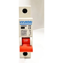 Hyundai 1p 50 Amper C Eğrisi 6 Ka Otomatik Sigorta